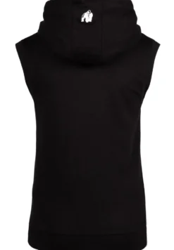 Gorilla Wear Virginia Mouwloze Hoodie - Zwart