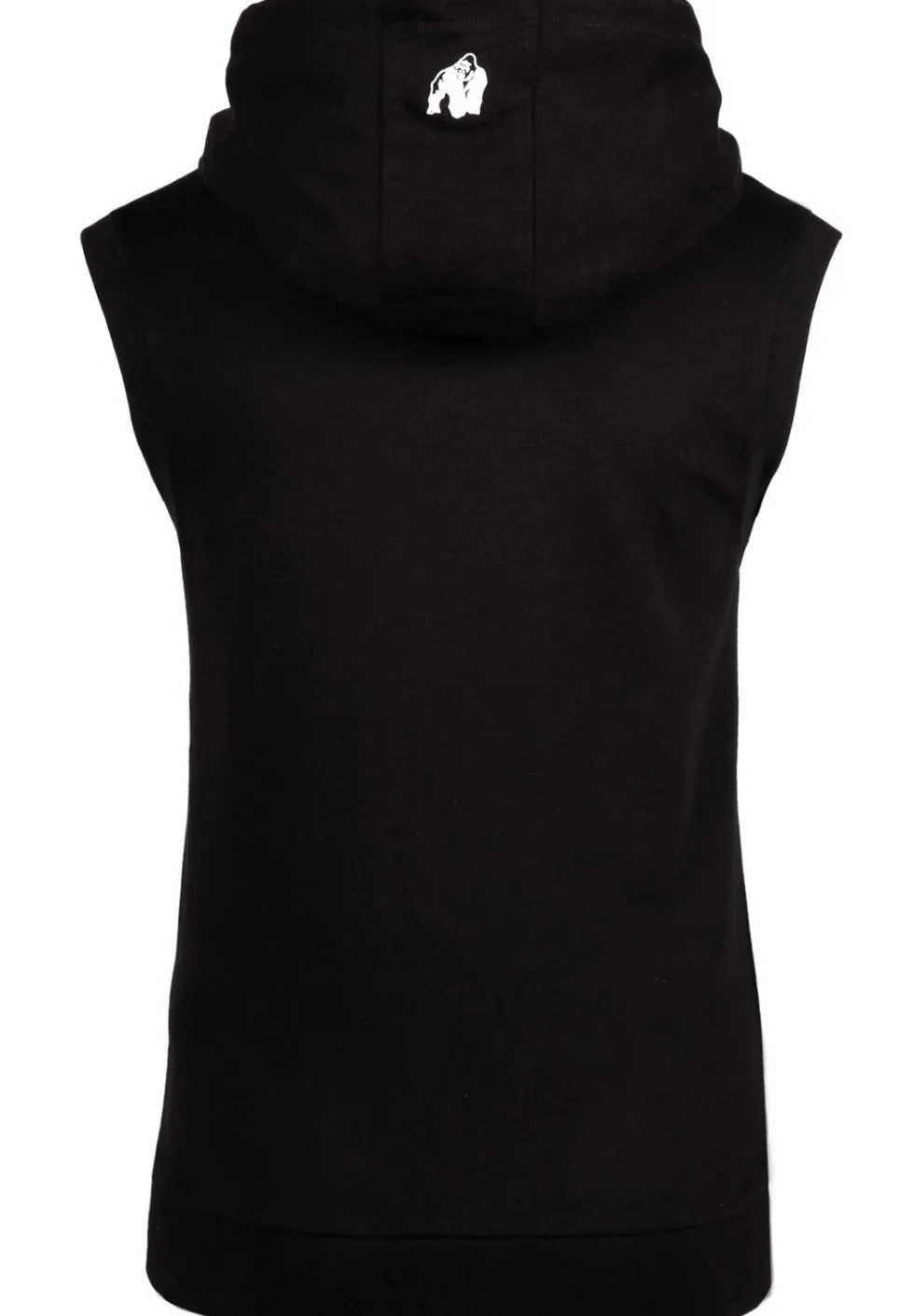 Gorilla Wear Virginia Mouwloze Hoodie - Zwart
