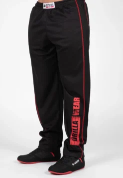 Gorilla Wear Wallace Mesh Pants - Zwart/Rood