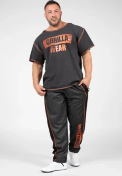 Gorilla Wear Wallace Mesh Pants - Grijs/Oranje