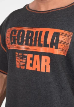 Gorilla Wear Wallace Workout Top - Grijs/Oranje