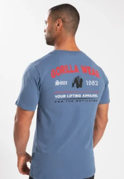 Gorilla Wear Warren T-shirt - Coronet Blauw