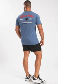 Gorilla Wear Warren T-shirt - Coronet Blauw