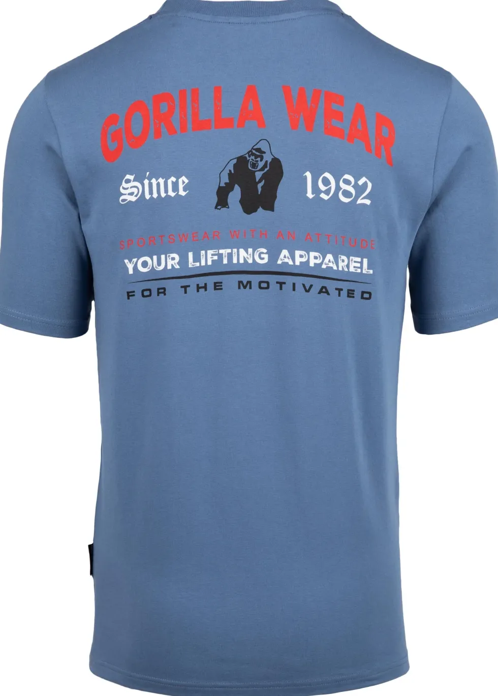 Gorilla Wear Warren T-shirt - Coronet Blauw