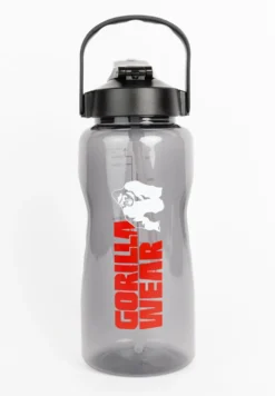 Gorilla Wear Waterfles met Sleeve - Zwart - 2 L