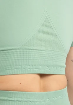 Gorilla Wear Whitney Seamless Crop Top - Groen