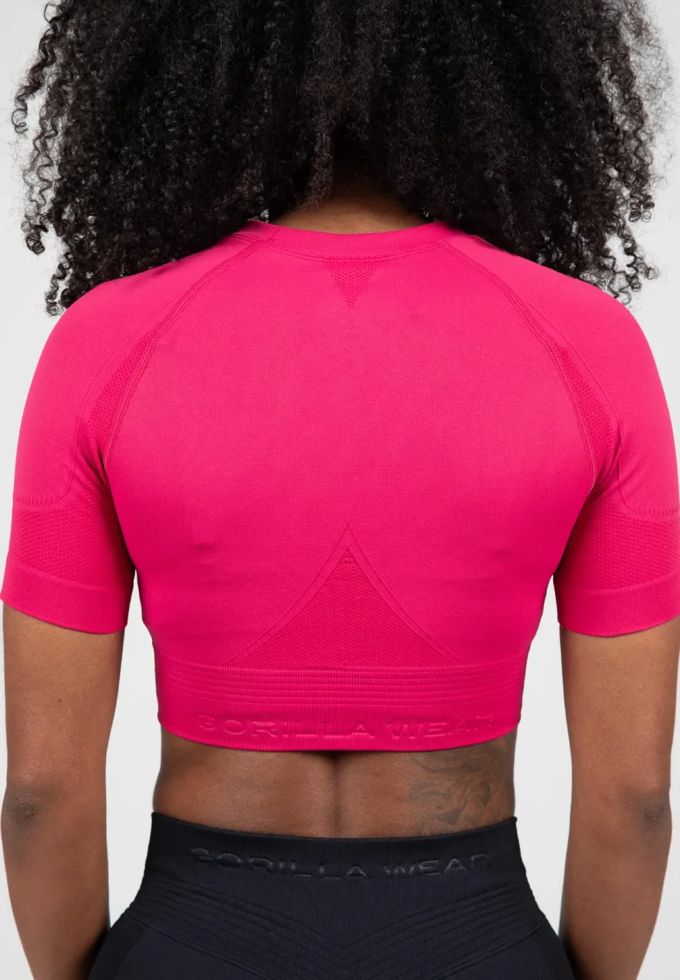 Gorilla Wear Whitney Seamless Crop Top - Roze
