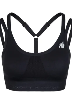 Gorilla Wear Whitney Seamless Sportbeha - Zwart
