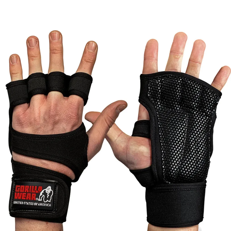 Gorilla Wear Yuma Fitness Handschoenen - Zwart