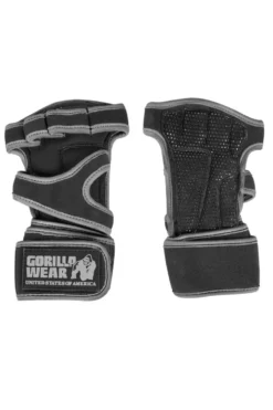 Gorilla Wear Yuma Krachtsport Handschoenen - Zwart/Grijs