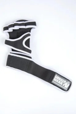 Gorilla Wear Yuma Krachtsport Handschoenen - Zwart/Wit