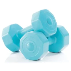 Gymstick Active Vinyl Dumbbell Set - Blauw - 2 x 3 kg