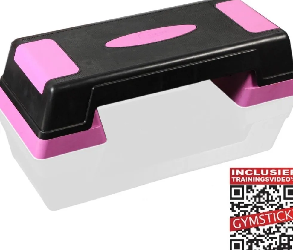 Gymstick Fitness Step - Aerobic Stepper - Met trainingsvideo