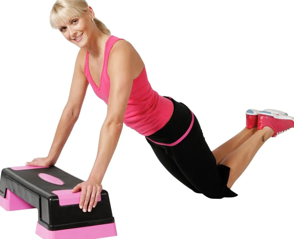Gymstick Fitness Step - Aerobic Stepper - Met trainingsvideo