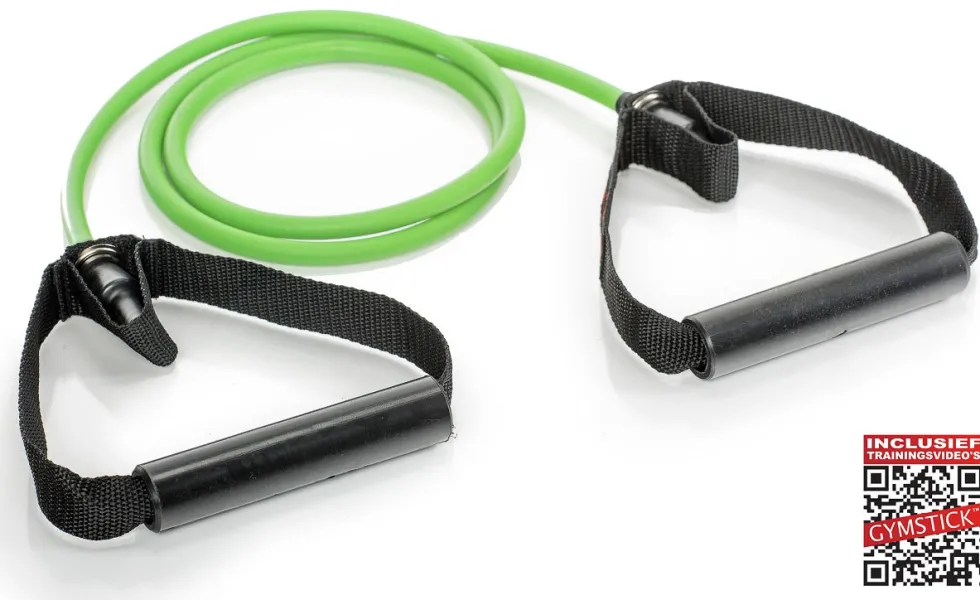 Gymstick Weerstandkabel met Handvaten - Met Trainingsvideo's - Medium