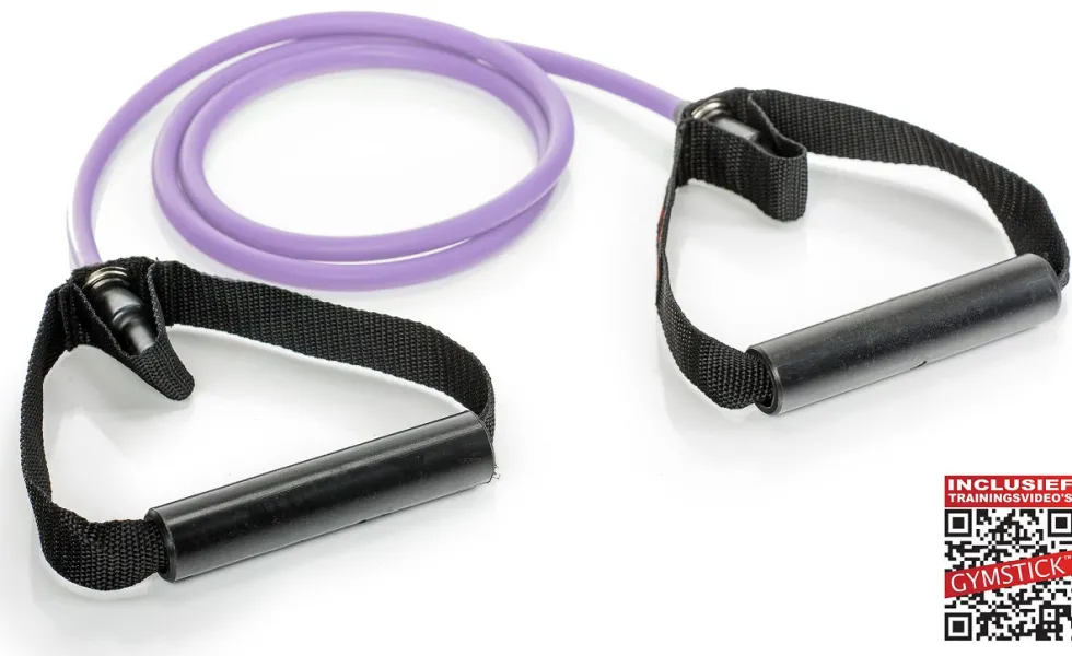 Gymstick Weerstandkabel met Handvaten - Met Trainingsvideo's - Sterk