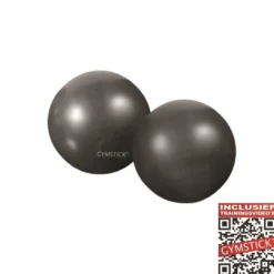 Gymstick Yoga Ballen - 2 x 1 kg - Zwart