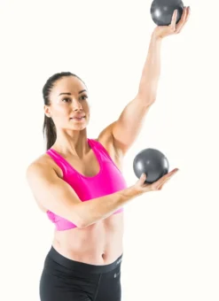 Gymstick Yoga Ballen - 2 x 1 kg - Zwart