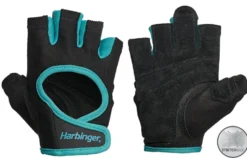 Harbinger Women's Power Stretchback Fitness Handschoenen - Zwart/Blauw