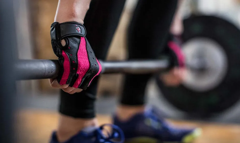 Harbinger Women's Pro Wash & Dry Fitness Handschoenen - Zwart/Roze
