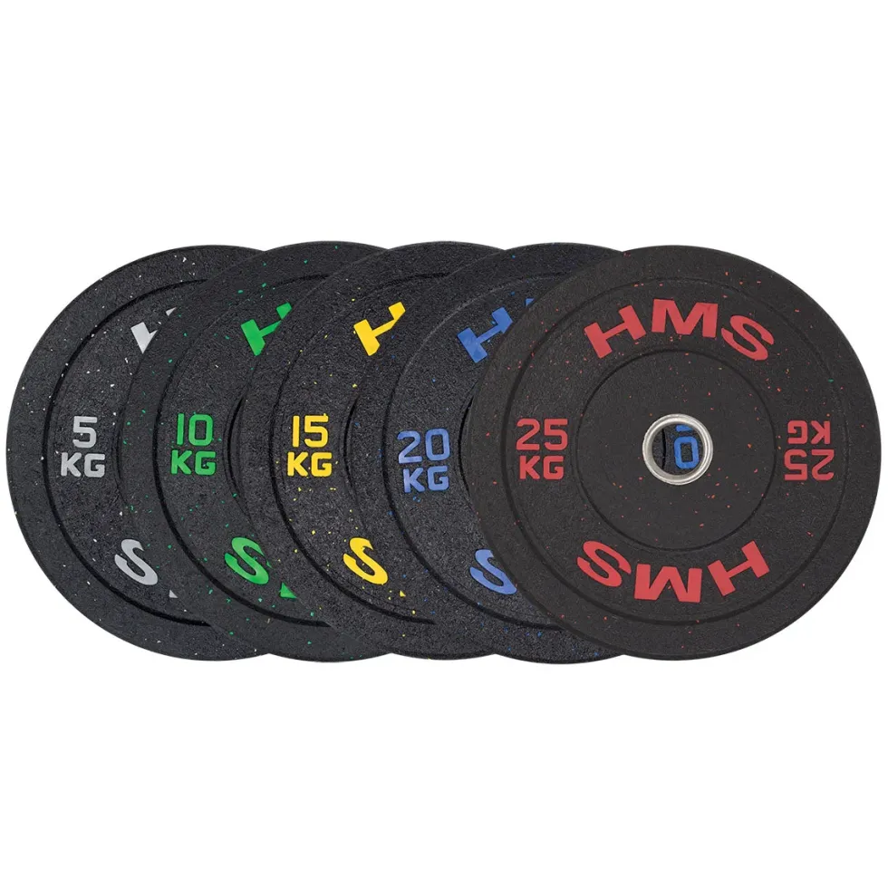 HMS Bumper Plate - Olympische Halterschijf - 10 kg - Groen