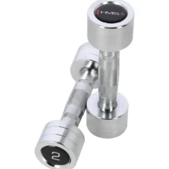 HMS Chroom Dumbbell Set - 2 x 2 kg