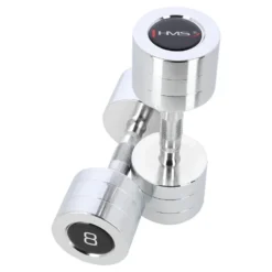 HMS Chroom Dumbbell Set - 2 x 8 kg
