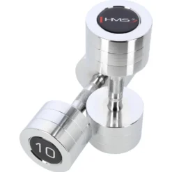 HMS Chroom Dumbbell Set - 2 x 10 kg