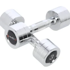 HMS Chroom Dumbbell Set - 2 x 3 kg