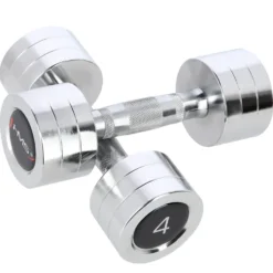 HMS Chroom Dumbbell Set - 2 x 4 kg