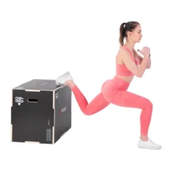 HMS Fitness Plyobox Hout - 75 x 60 x 50 cm - Zwart