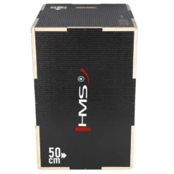HMS Fitness Plyobox Hout - 75 x 60 x 50 cm - Zwart