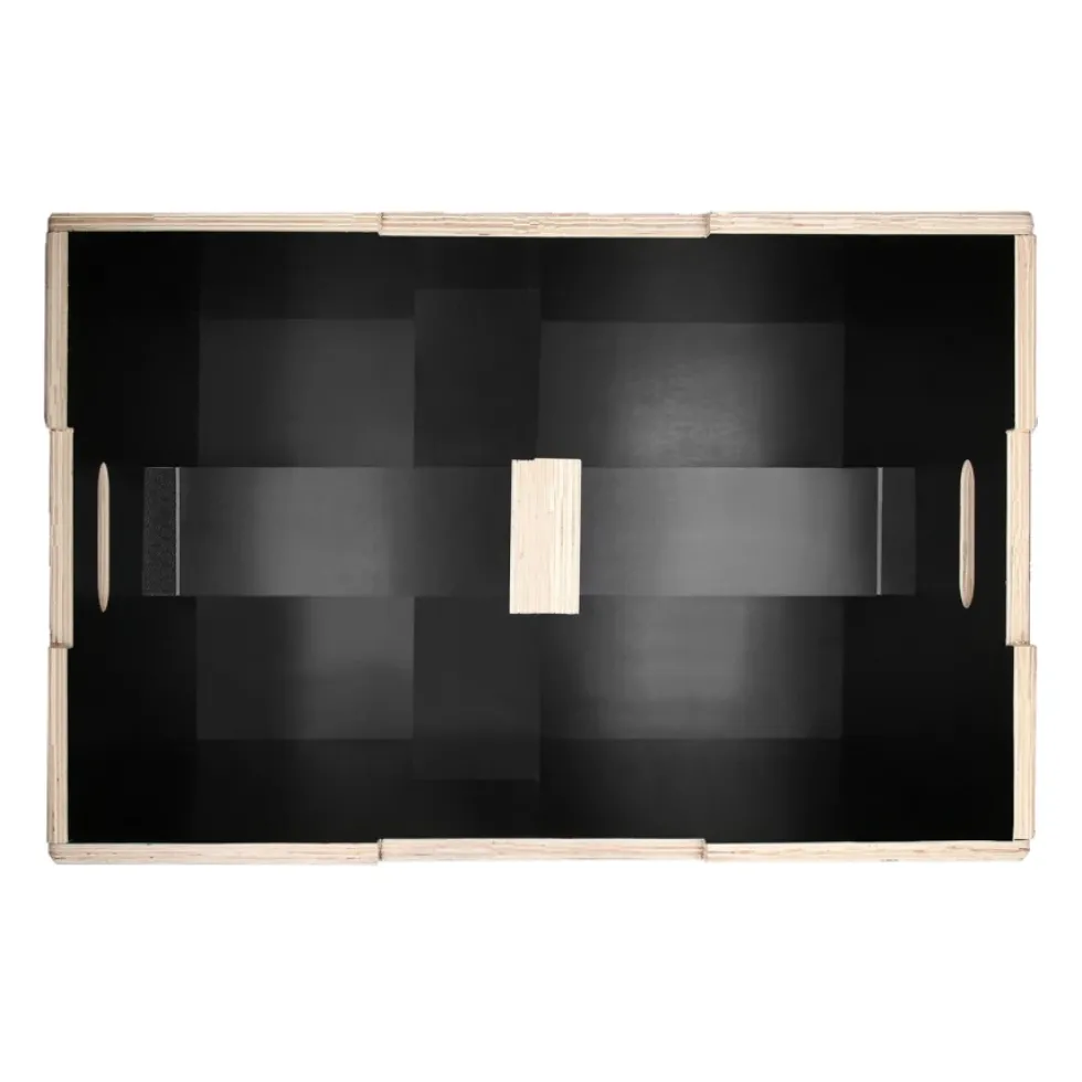 HMS Fitness Plyobox Hout - 75 x 60 x 50 cm - Zwart