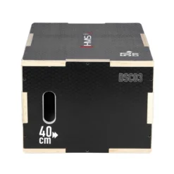 HMS Fitness Plyobox Hout - 50 x 40 x 30 cm - Zwart