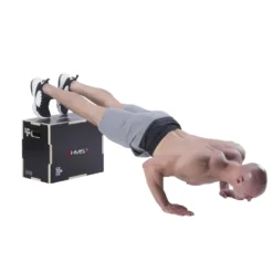 HMS Fitness Plyobox Hout - 50 x 40 x 30 cm - Zwart