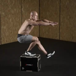 HMS Fitness Plyobox Hout - 50 x 40 x 30 cm - Zwart