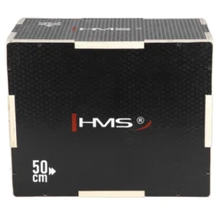 HMS Fitness Plyobox Hout - 50 x 40 x 30 cm - Zwart