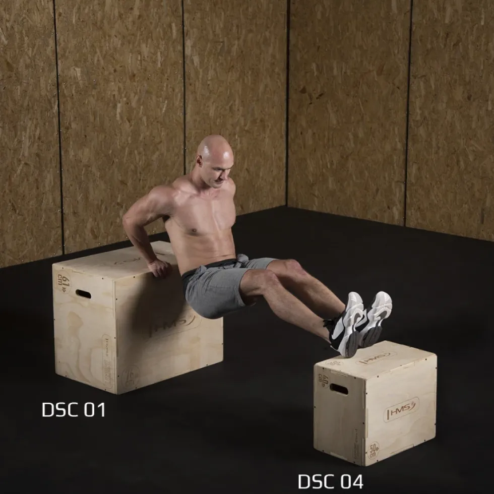 HMS Fitness Plyobox Hout - 50 x 40 x 30 cm