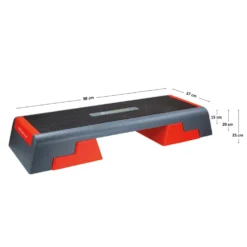 HMS Fitness Premium Aerobic Step - Zwart/Rood