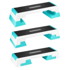 HMS Fitness Premium Aerobic Step - Wit/Blauw