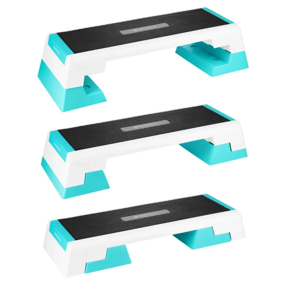 HMS Fitness Premium Aerobic Step - Wit/Blauw