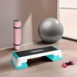 HMS Fitness Premium Aerobic Step - Wit/Blauw