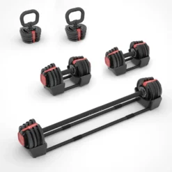 HMS 3-in-1 Verstelbare Dumbbell Set - 43,5 kg