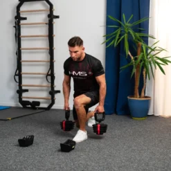 HMS 3-in-1 Verstelbare Dumbbell Set - 43,5 kg