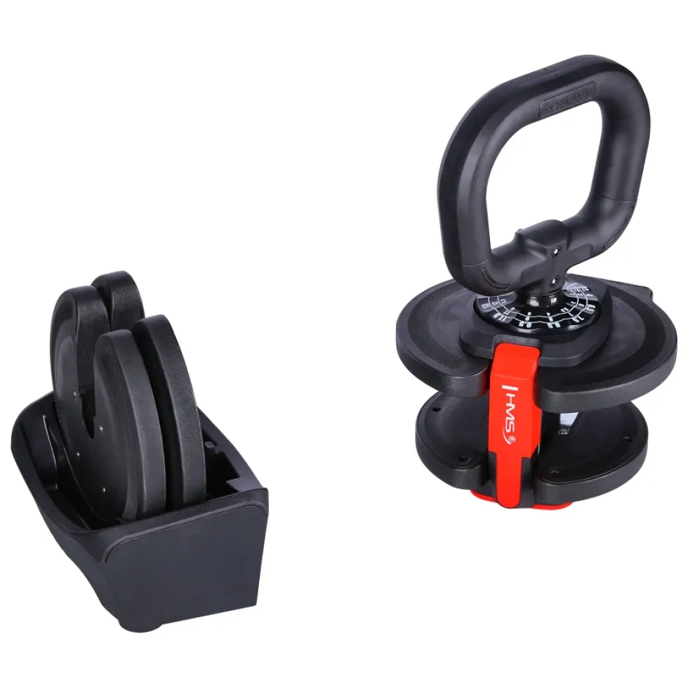 HMS 3-in-1 Verstelbare Dumbbell Set - 43,5 kg