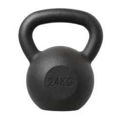HMS Kettlebell - Gietijzer - 24 kg - Zwart