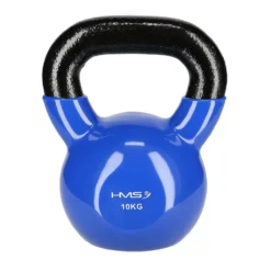 HMS Kettlebell - Gietijzer/Vinyl - 10 kg - Blauw