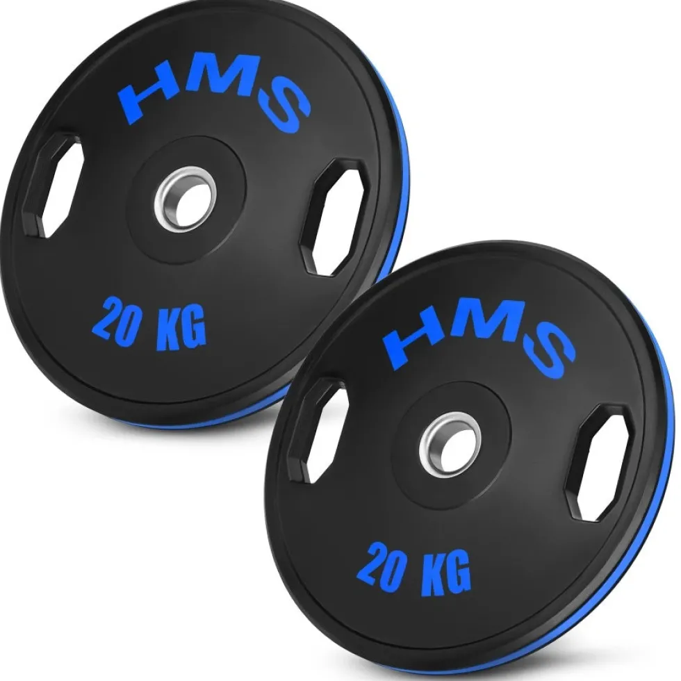 HMS Olympische Halterschijf Set - 2 x 20 kg - Blauw