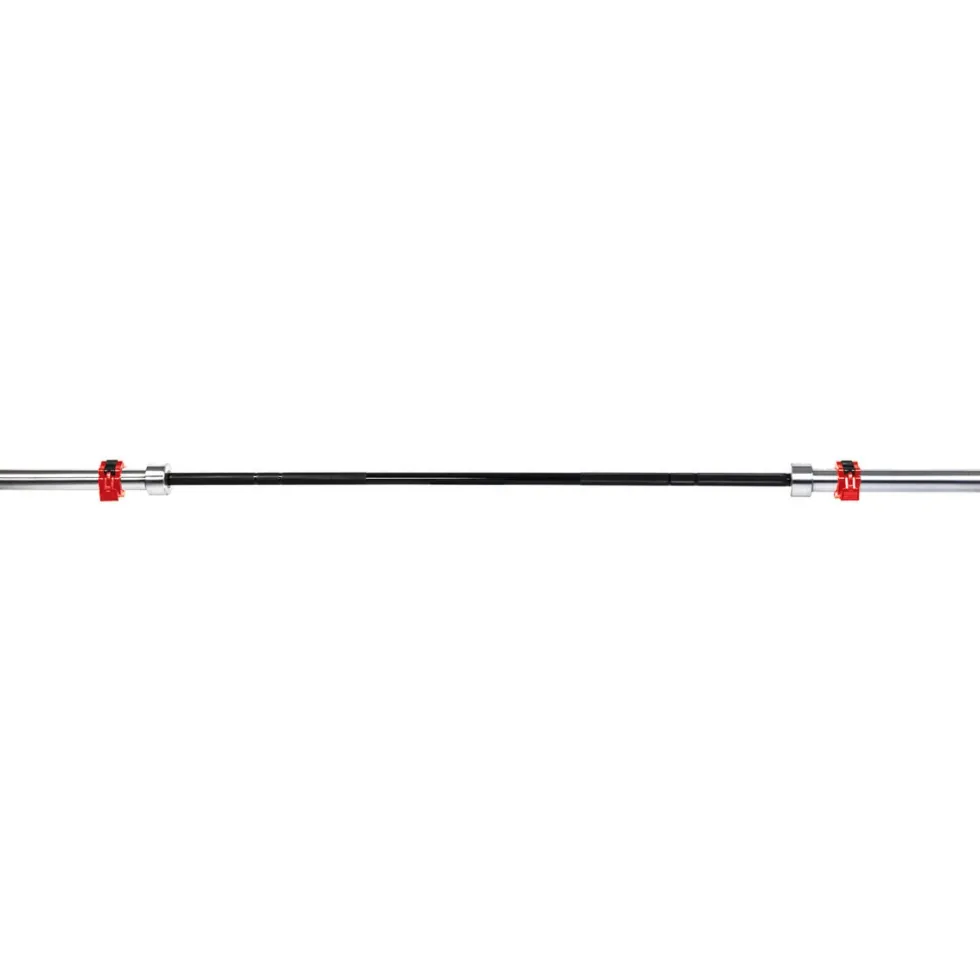 HMS Premium Olympische Halterstang - 50 mm - 201 cm - Rood