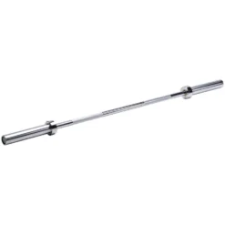 HMS Premium Olympische Halterstang met Lock Jaw Collars en Veerclipsluiting - 50 mm - 150 cm